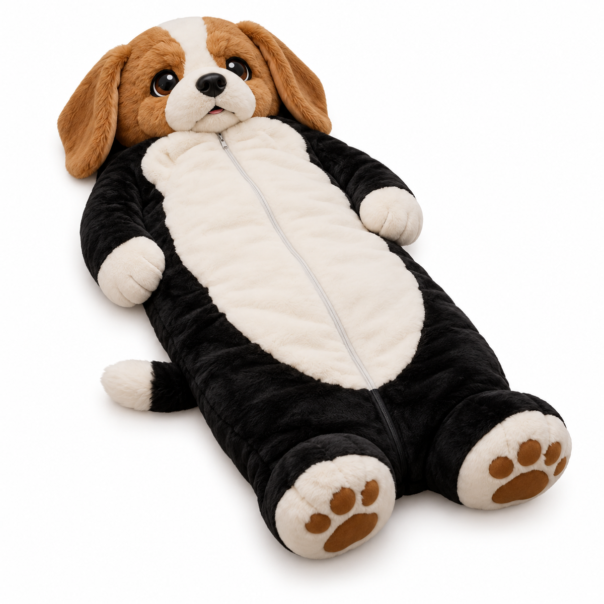 Pawcoon — The Life-Size Dog Sleeping Bag Grown Adults Refuse to Get Out Of