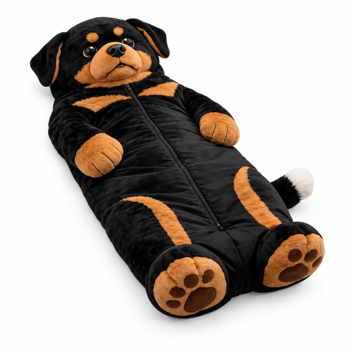 Pawcoon — The Life-Size Dog Sleeping Bag Grown Adults Refuse to Get Out Of