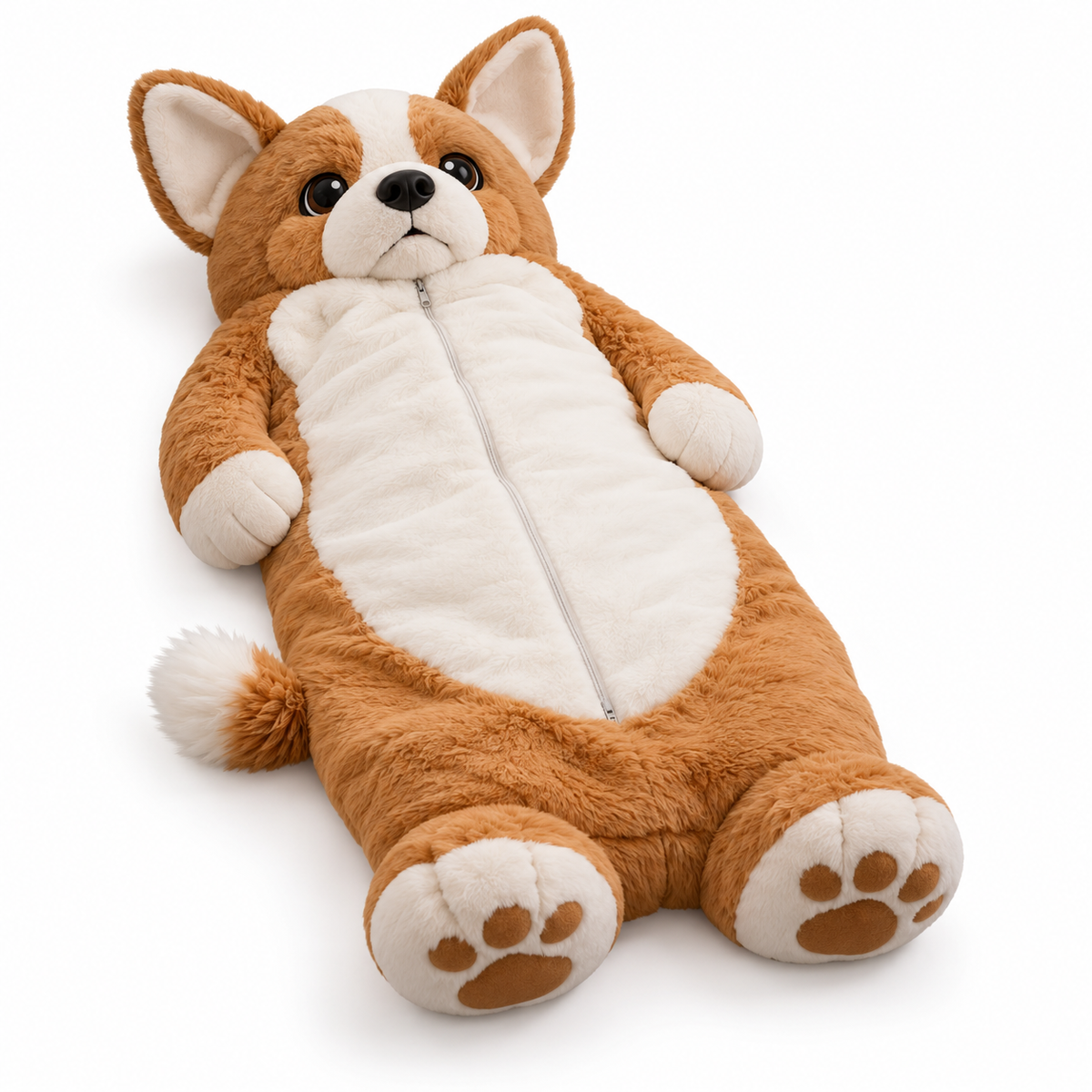 Pawcoon — The Life-Size Dog Sleeping Bag Grown Adults Refuse to Get Out Of